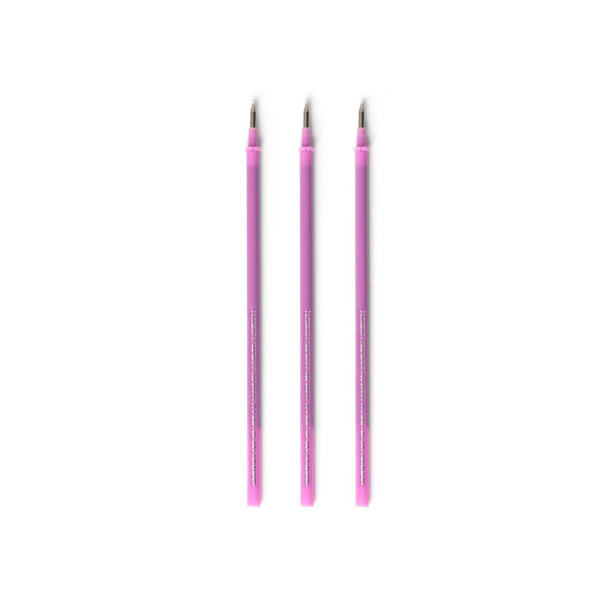 Set of 3 Refills for Erasable Gel Pens - Purple Ink - Erasable Pen LEGAMI Refill
