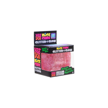 NeeDoh Glitter & Glow Nice Cube