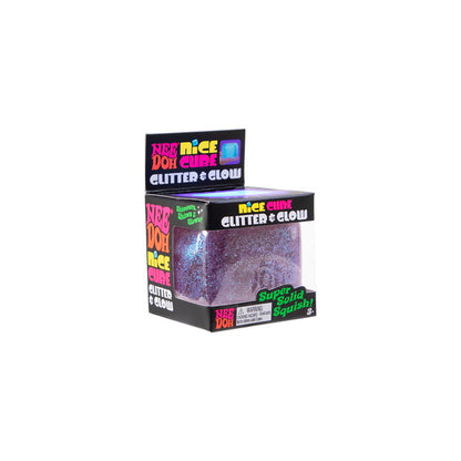 NeeDoh Glitter & Glow Nice Cube