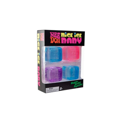 NeeDoh Teenie Nice Ice Baby - Pack of 4