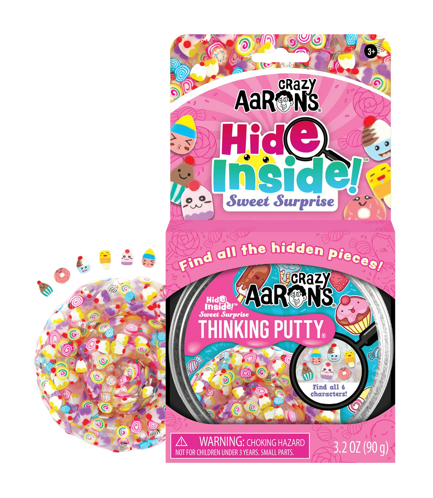 Crazy Aaron's Hide Inside Sweet Surprise Thinking Putty