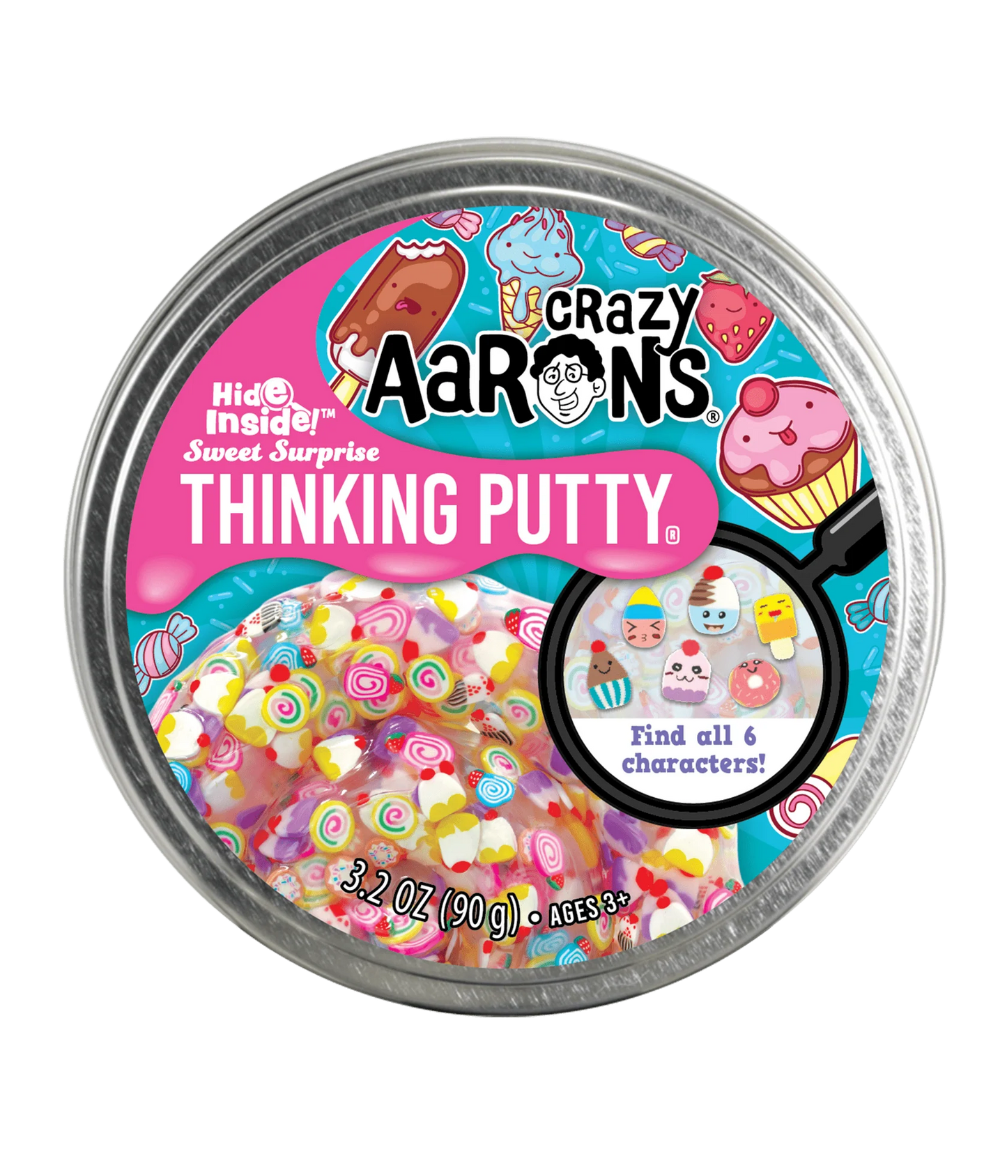 Crazy Aaron's Hide Inside Sweet Surprise Thinking Putty