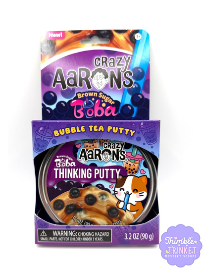 Crazy Aaron's Brown Sugar Boba - Bubble Tea Thinking Putty