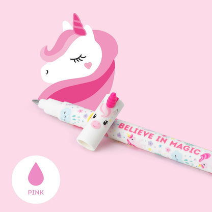 "Believe In Magic" Unicorn Erasable Gel Pen - Erasable LEGAMI Pen