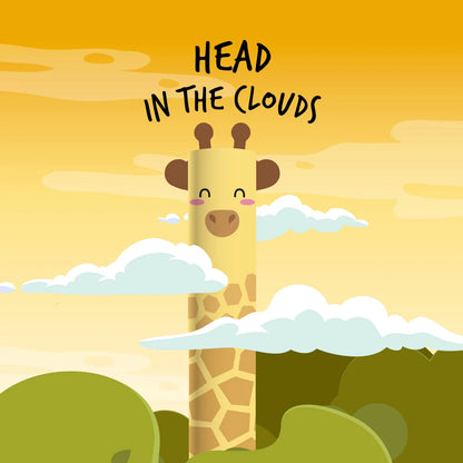 "Head In The Clouds" Giraffe Erasable Gel Pen - Erasable LEGAMI Pen