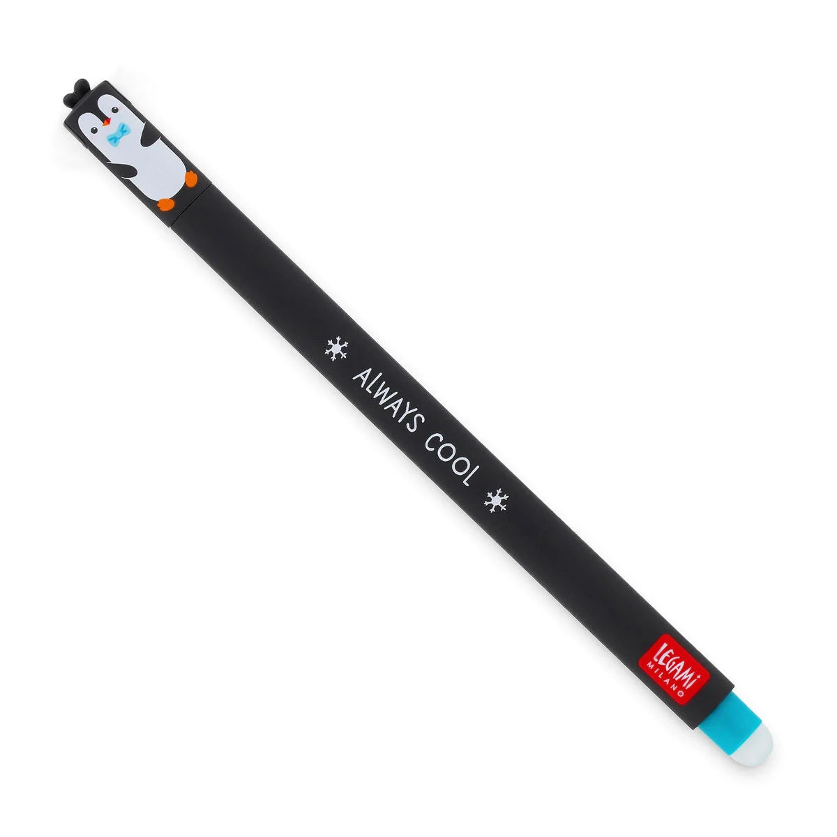 "Always Cool" Penguin Erasable Gel Pen - Erasable LEGAMI Pen