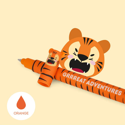 "Grrreat Adventure" Tiger Erasable Gel Pen - Erasable LEGAMI Pen
