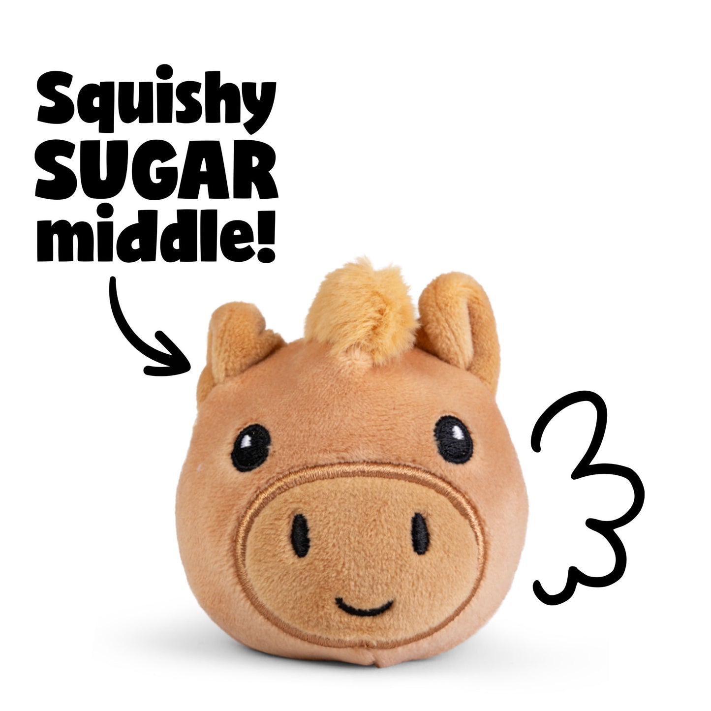 Sugar Squishy Plush Sensory Toy Animals & Fruit Themed