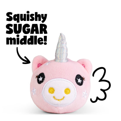 Sugar Squishy Plush Sensory Toy Animals & Fruit Themed