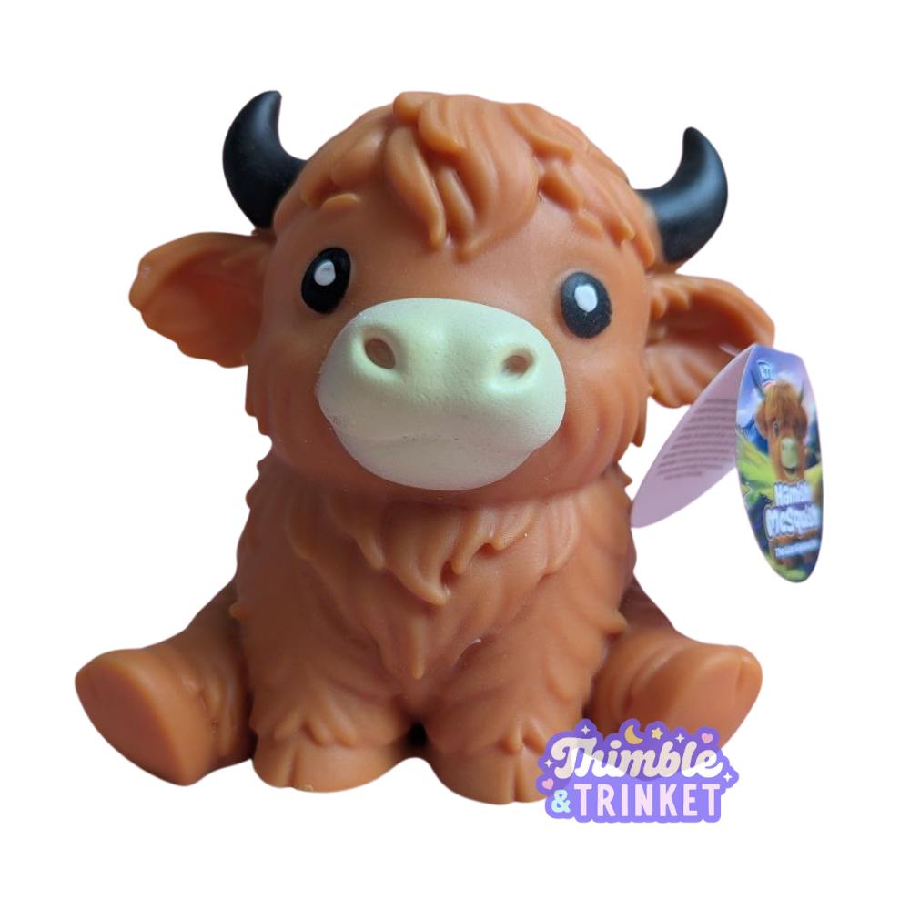 Hamish McSquish Highland Cow Squishy Squeeze Toy