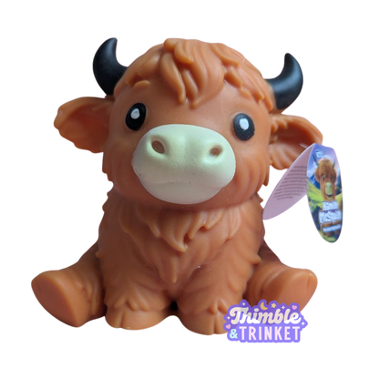 Hamish McSquish Highland Cow Squishy Squeeze Toy
