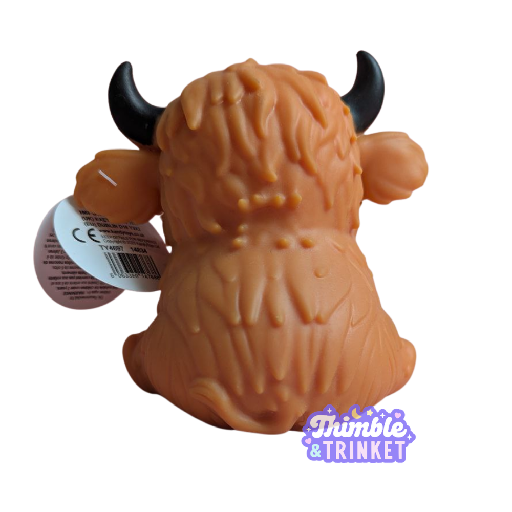 Hamish McSquish Highland Cow Squishy Squeeze Toy