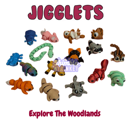 Jigglets Explore The Woodland Mini Collectible Fidgets