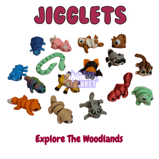 Jigglets Explore The Woodland Mini Collectible Fidgets