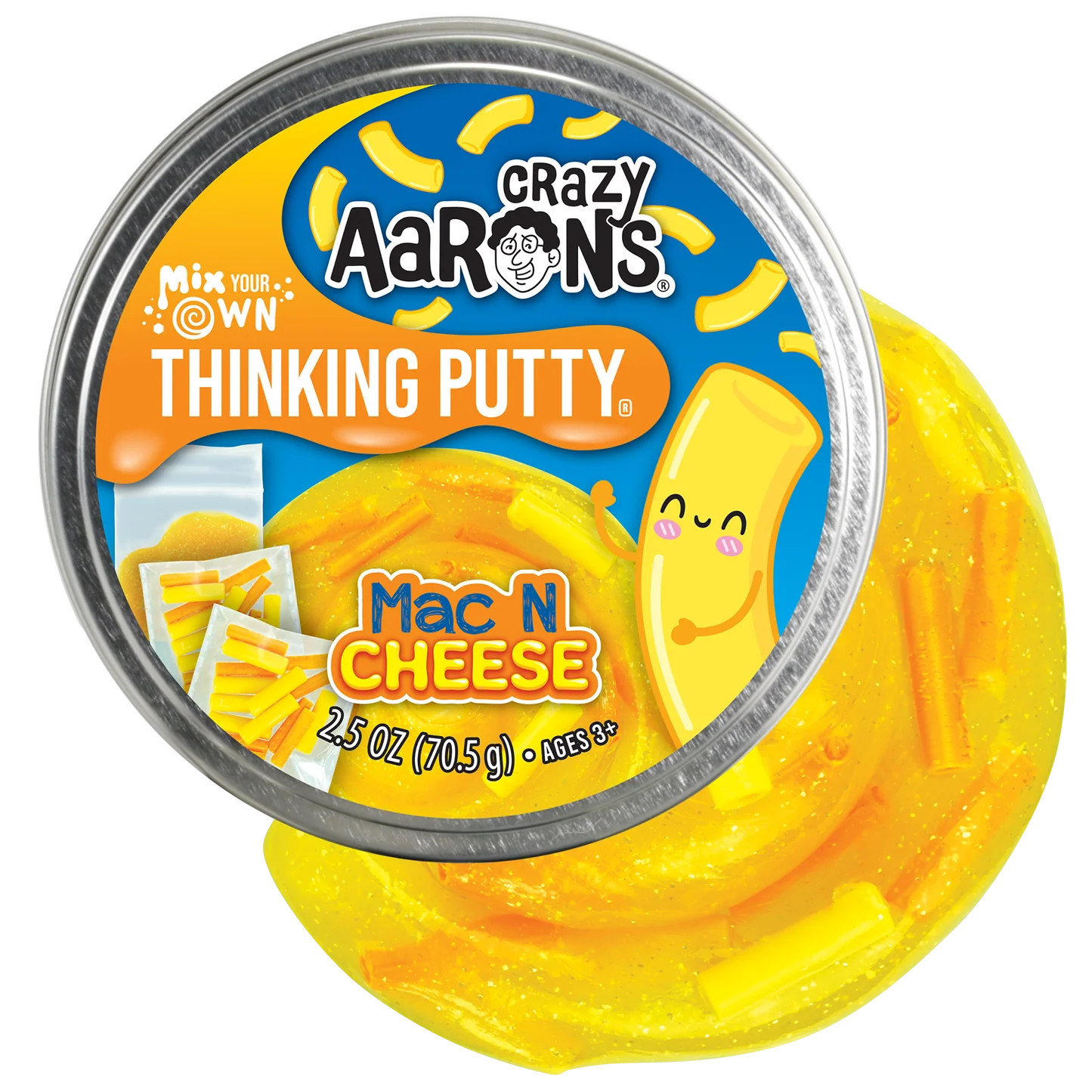 Crazy Aaron's Mac & Cheese - Mix It Thinking Putty