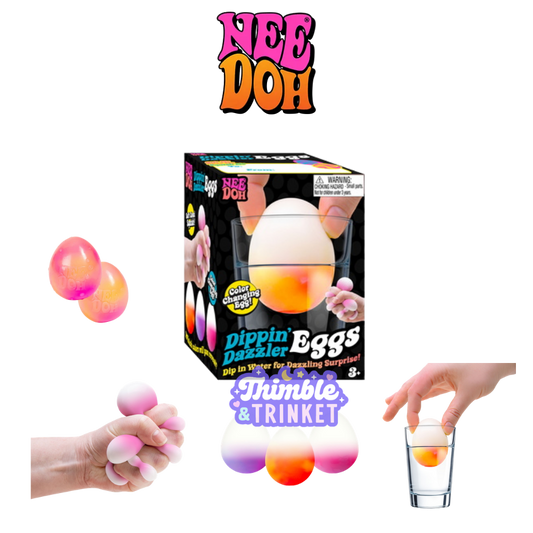 NeeDoh Dippin' Dazzler Eggs - Colour Changing Easter Fidget Toy