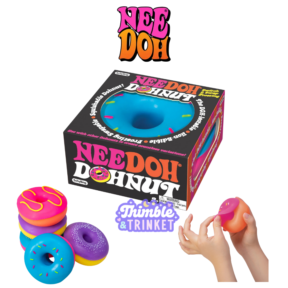 NeeDoh Dohnut -  Sensory Play Fidget Toy Gift ADHD Anxiety Relief