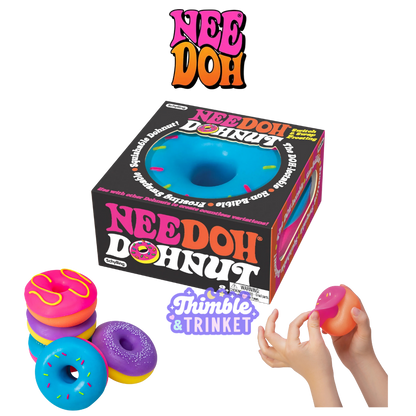 NeeDoh Dohnut -  Sensory Play Fidget Toy Gift ADHD Anxiety Relief