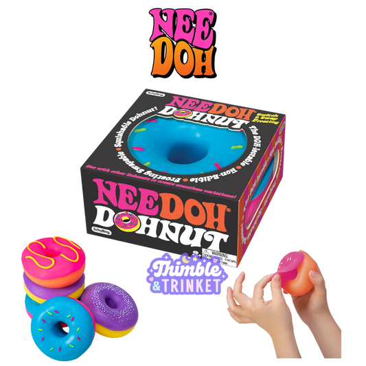 NeeDoh Dohnut -  Sensory Play Fidget Toy Gift ADHD Anxiety Relief
