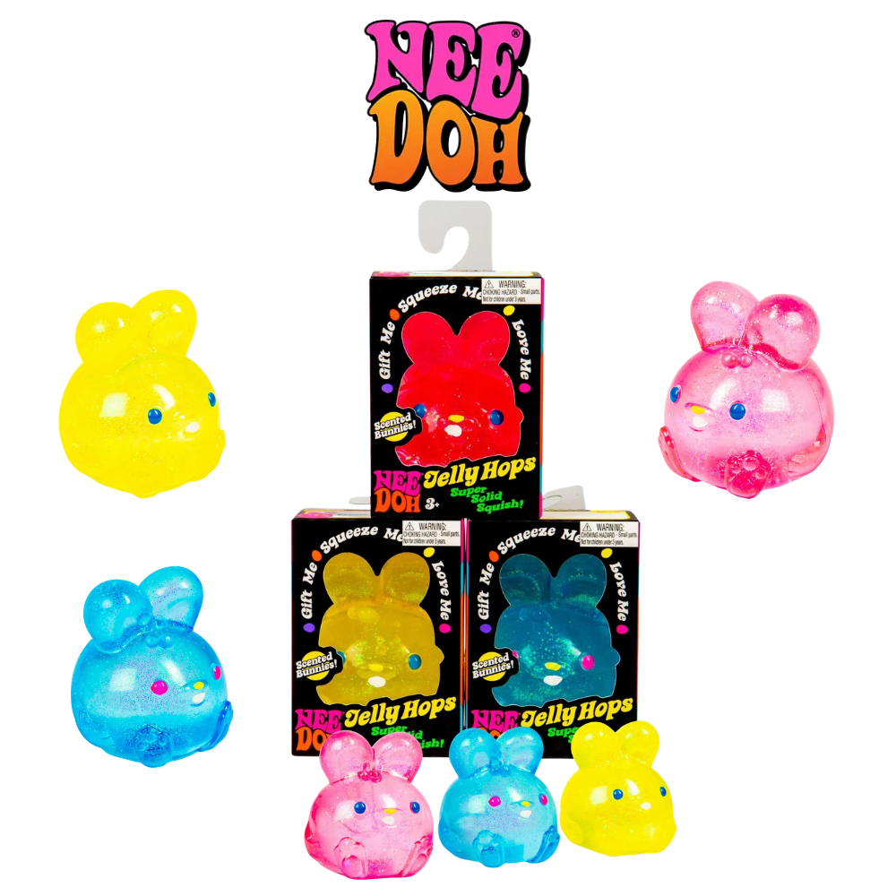 NeeDoh Jelly Hops  -  Sensory Play Fidget Toy Gift ADHD Anxiety Relief