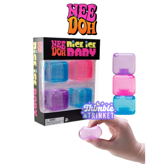 NeeDoh Teenie Nice Ice Baby - Pack of 4