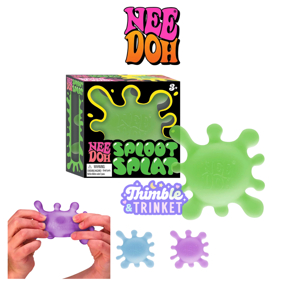 NeeDoh Sploot Splat -  Sensory Play Fidget Toy Gift ADHD Anxiety Relief