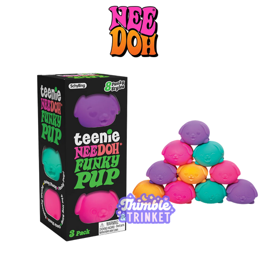 NeeDoh Teenie Funky Pups  -  Sensory Play Fidget Toy Gift ADHD Anxiety Relief