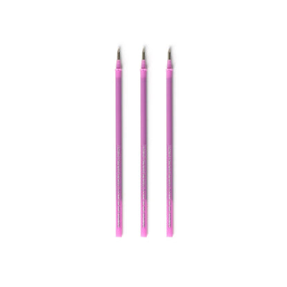 Set of 3 Refills for Erasable Gel Pens - Purple Ink - Erasable Pen LEGAMI Refill