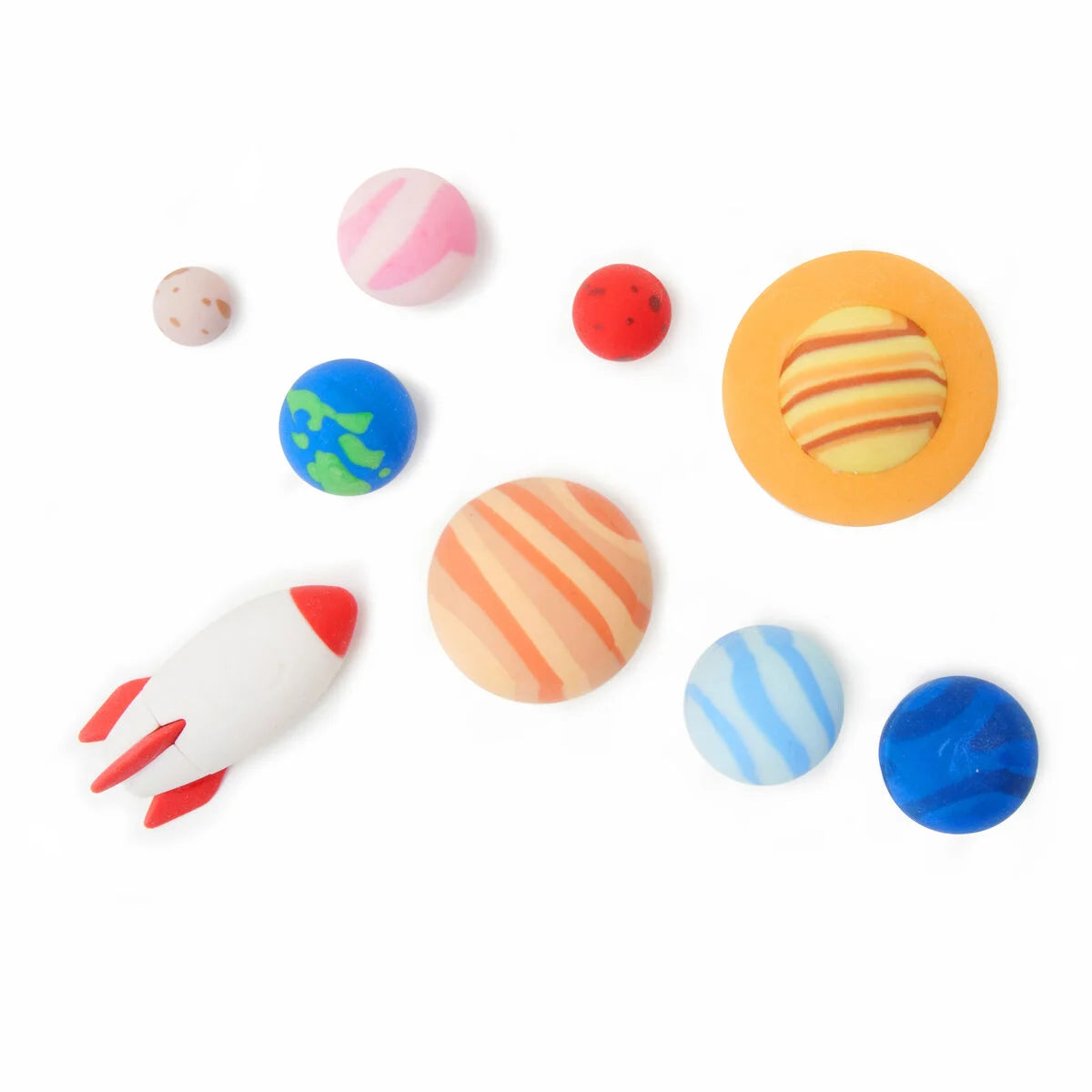 Solar System - Set of 9 Erasers - LEGAMI Erasers