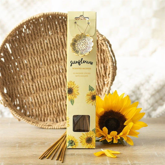 Sunflower Incense Gift Set