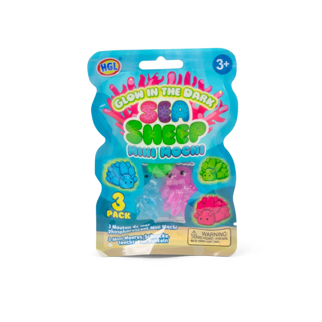 Sea Sheep Glow in the Dark Mini Mochis 3 Pack