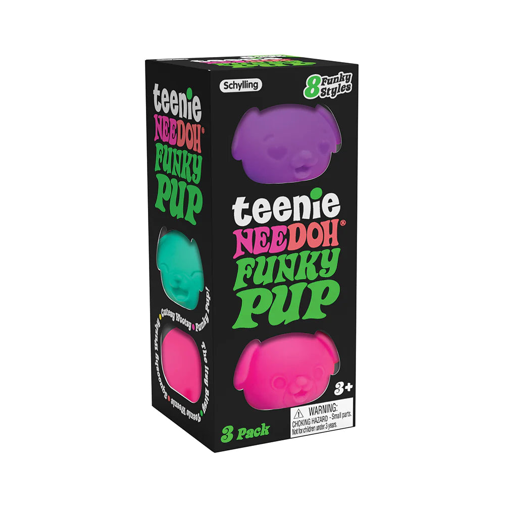 NeeDoh Teenie Funky Pups  -  Sensory Play Fidget Toy Gift ADHD Anxiety Relief