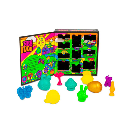 NeeDoh Golden Egg Hunt, 10 Piece Mystery Door Surprise Set