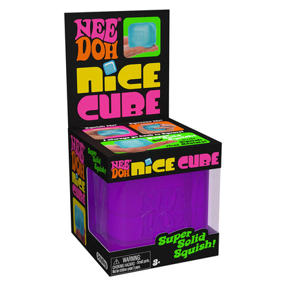 NeeDoh Nice Cube - Stress Ball Fidget Toy for Kids and Adults