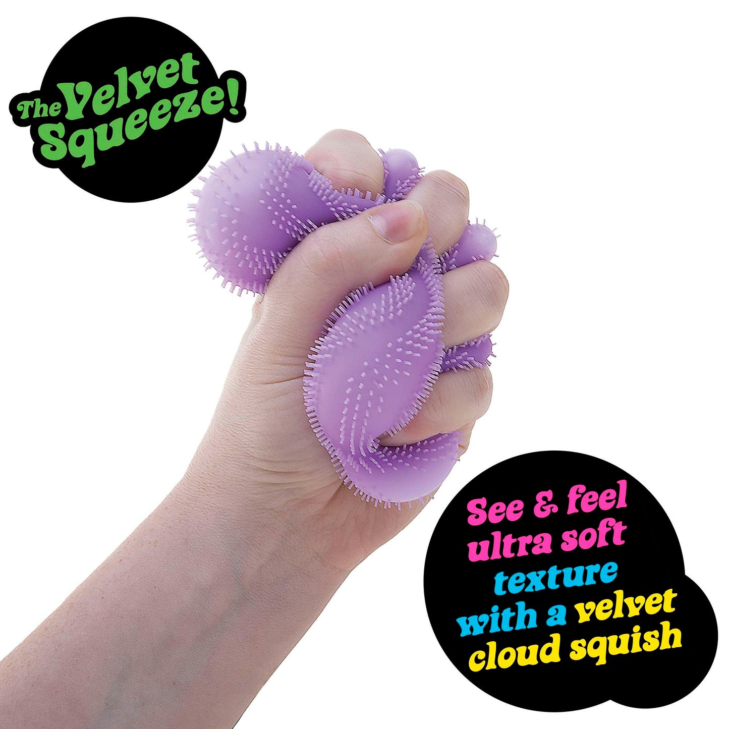 NeeDoh Fuzz Ball Wonder Waves  -  Sensory Play Fidget Toy Gift ADHD Anxiety Relief