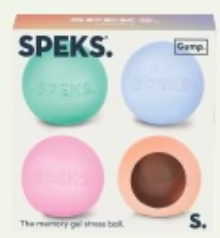 Speks Mini Gump 4 Pack - The Memory Gel Stress Ball