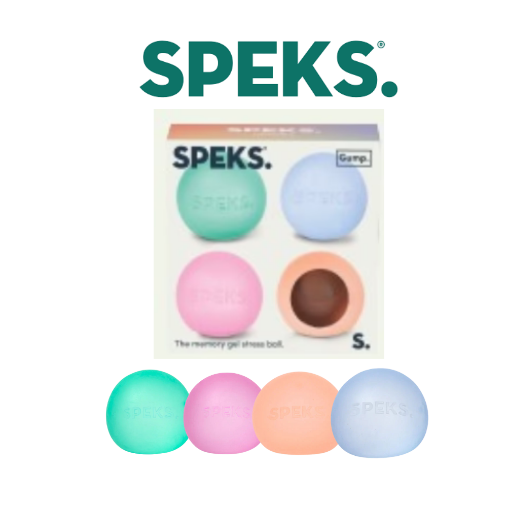 Speks Mini Gump 4 Pack - The Memory Gel Stress Ball