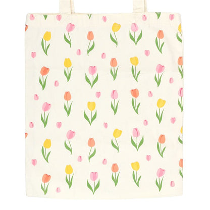 Tulip Print Tote Bag