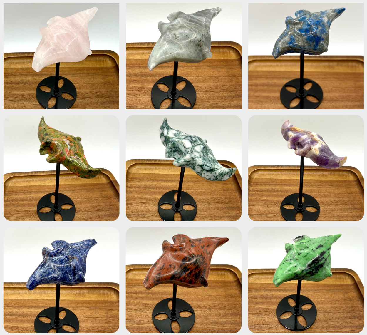 Manta Ray | Crystal Carving