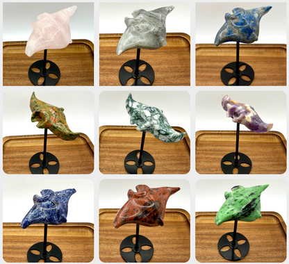 Manta Ray | Crystal Carving