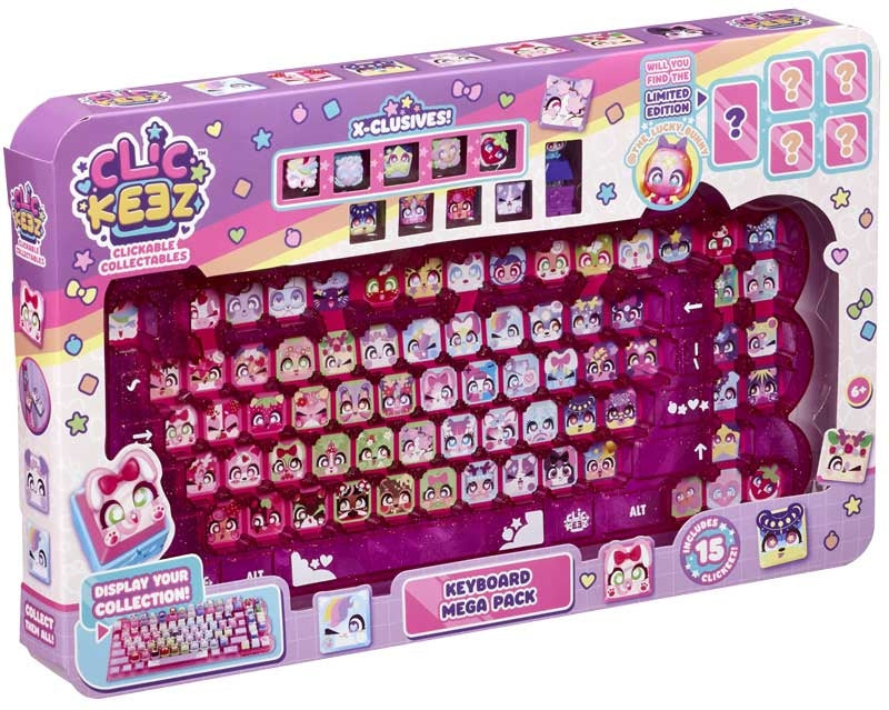 Clickeez Clickable Collectable Keyboard Mega Pack