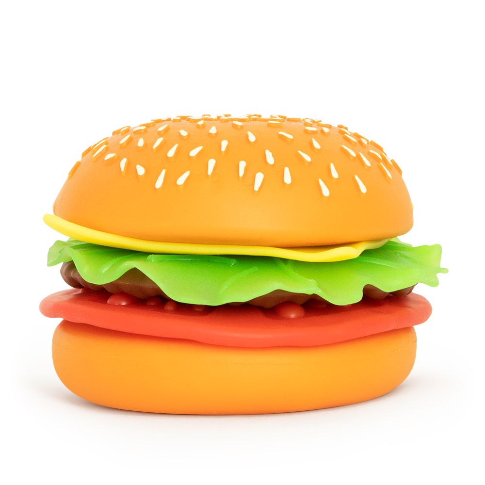 Jumbo Peel & Stack Burger Squeeze Toy