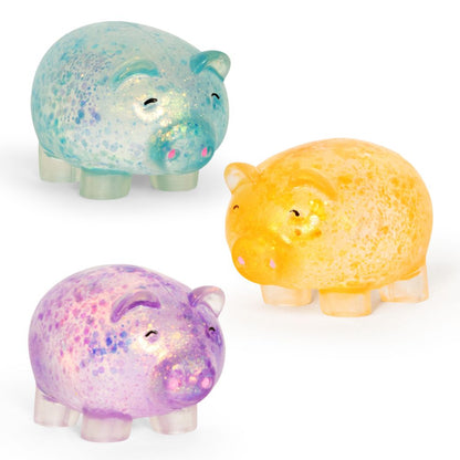 Squishy Sparkly Piggy Sensory Squeeze Toy