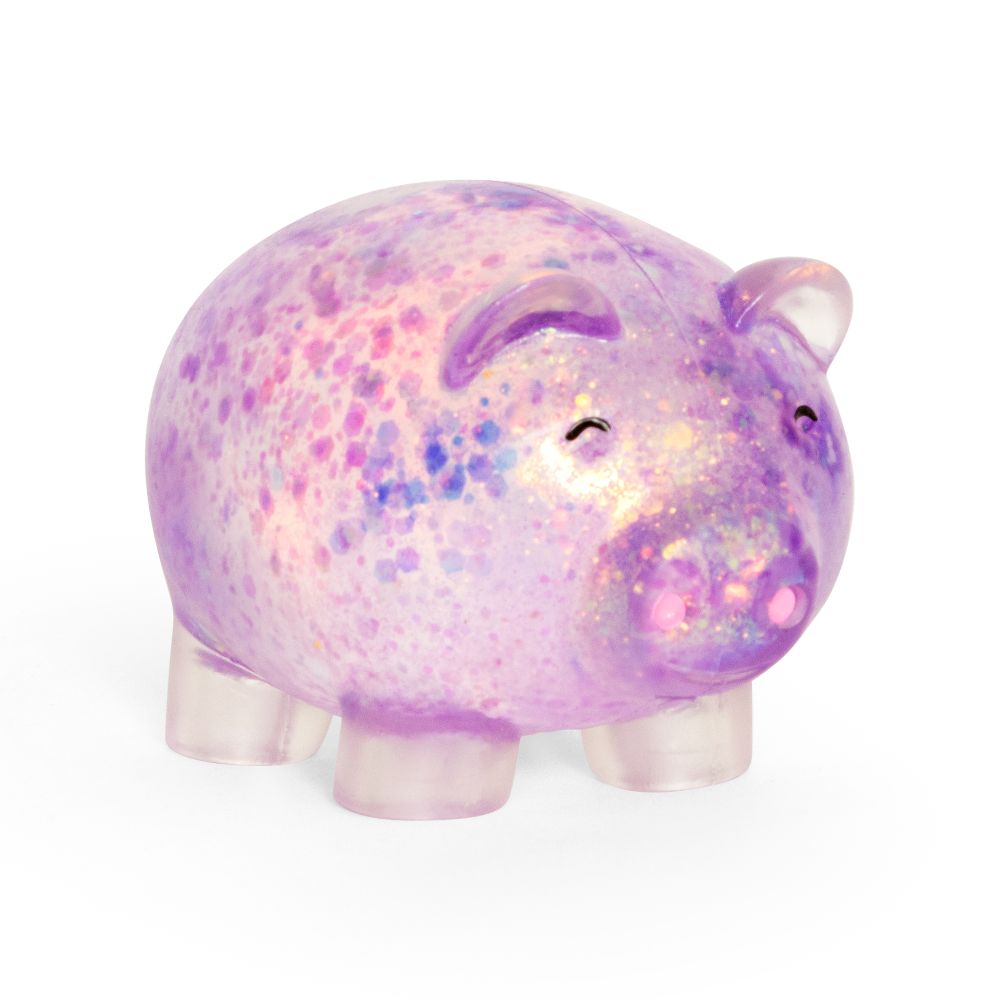Squishy Sparkly Piggy Sensory Squeeze Toy