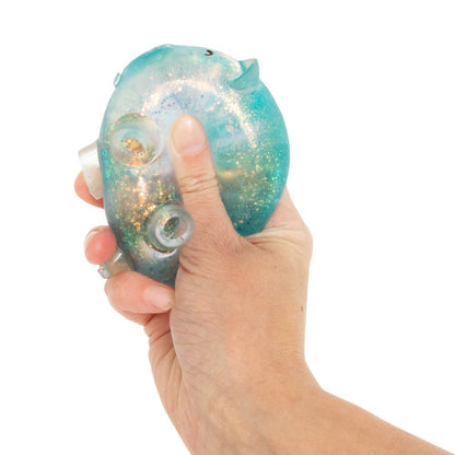 Squishy Sparkly Piggy Sensory Squeeze Toy