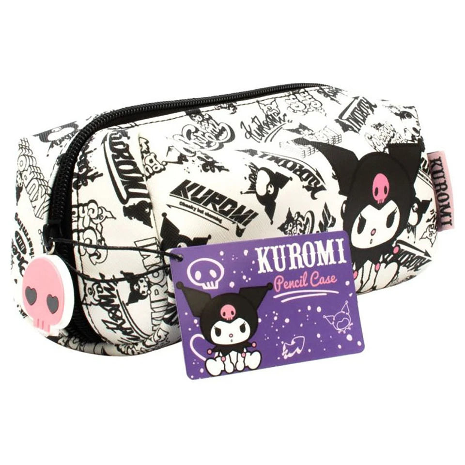 Kuromi PU Pencil Case - Hello Kitty & Friends