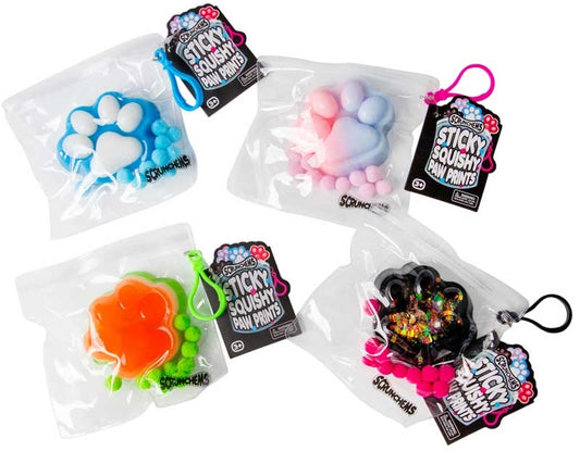 Scrunchems Sticky Squishy Paw Print